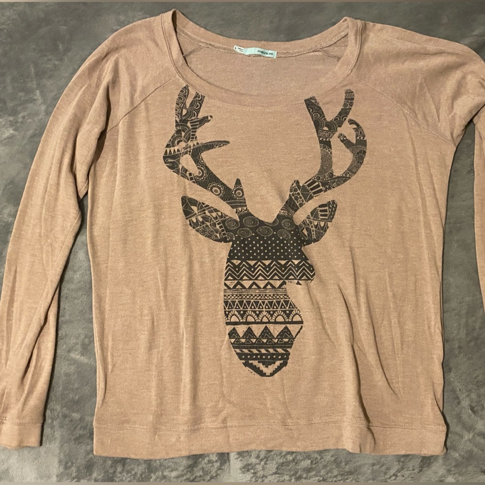 Maurices Tan Long Sleeve Top